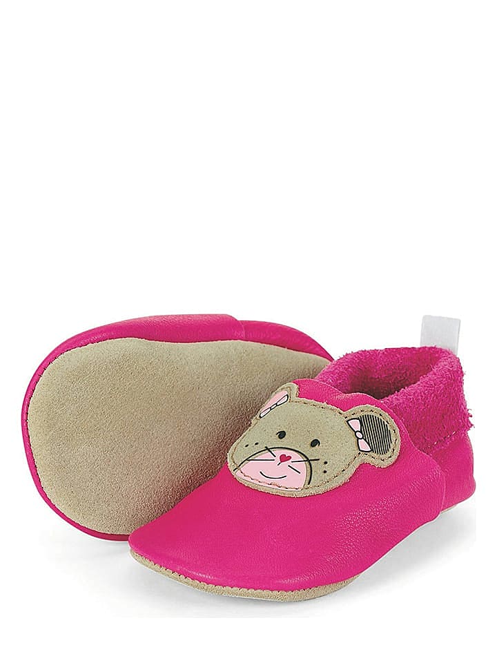Sterntaler Leder-Krabbelschuhe in Pink günstig kaufen 22
