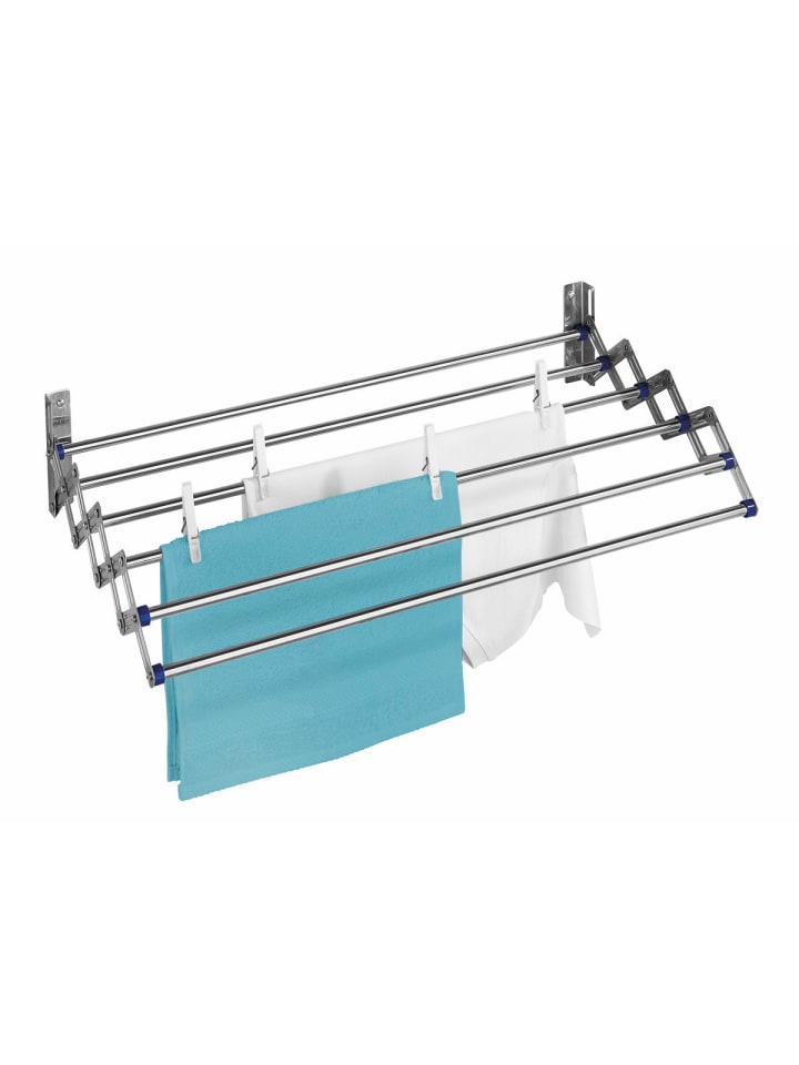Wenko Teleskop Wand-Wäschetrockner in Silber günstig kaufen onesize