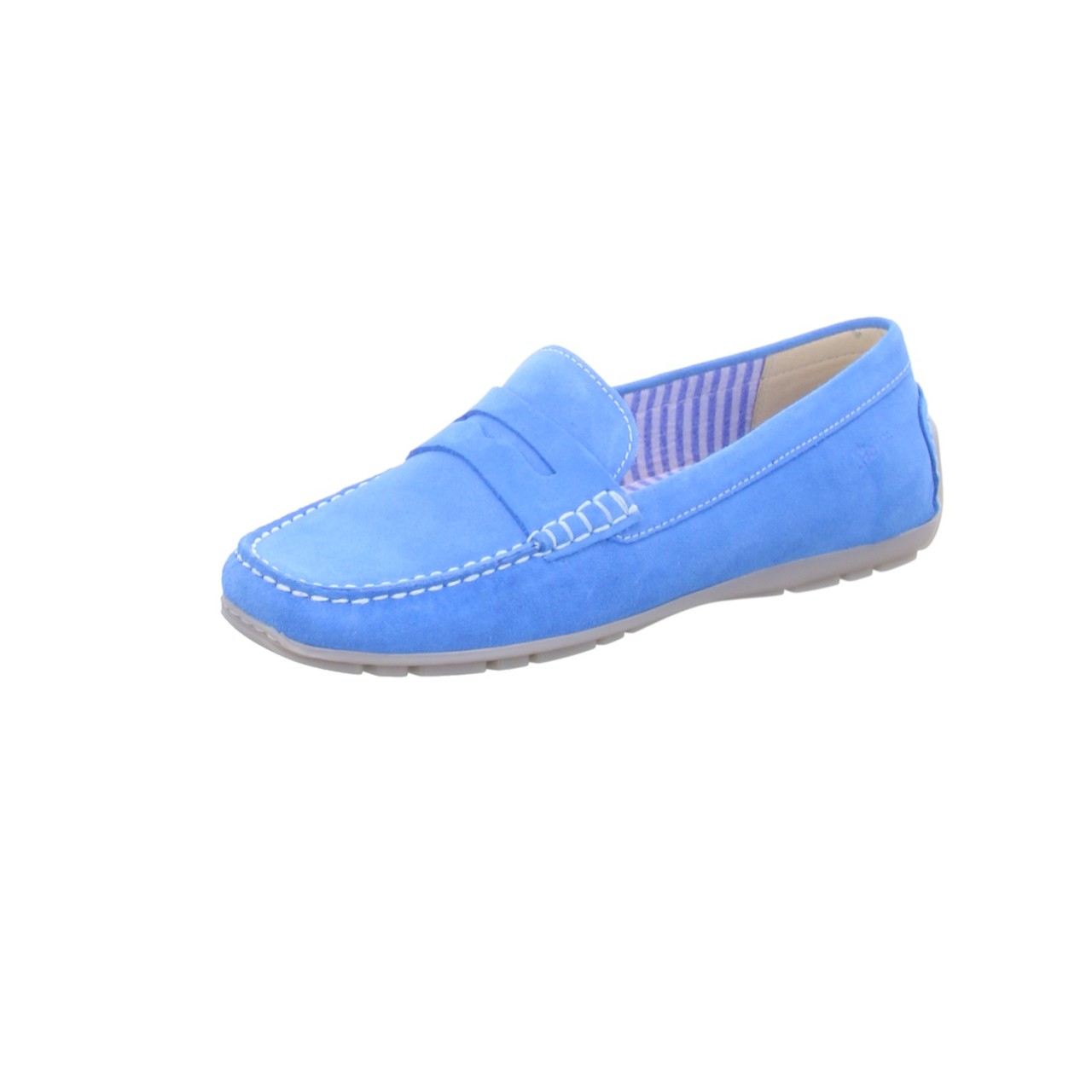 SIOUX Klassische Slipper blau Carmona