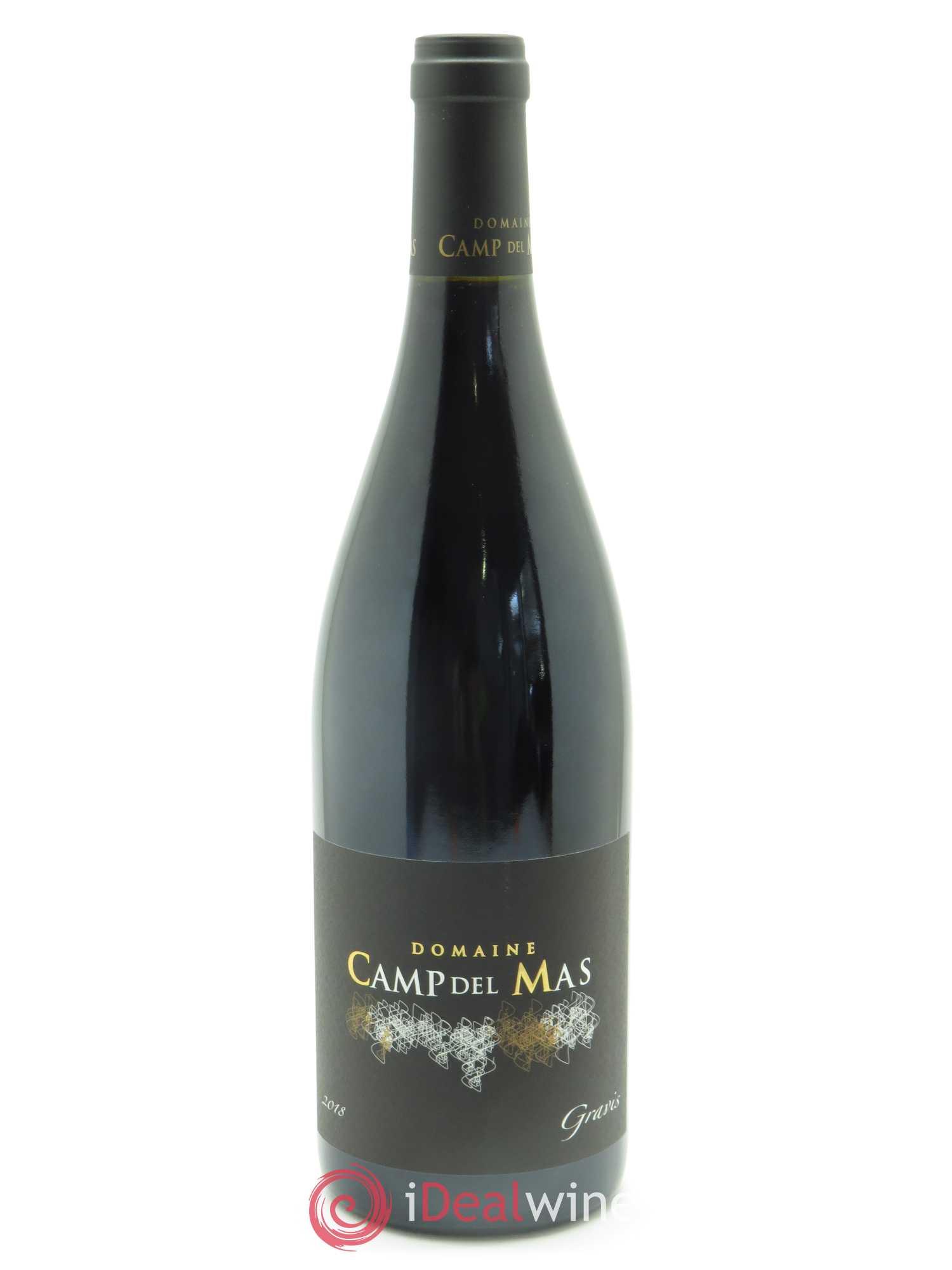 IGP Pays de l'Hérault Gravis Camp Del Mas  2018 - Lot de 1 Bouteille