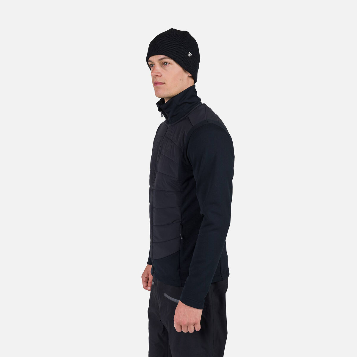 Herrenjacke mit durchgehendem Reißverschluss Classique Hybrid