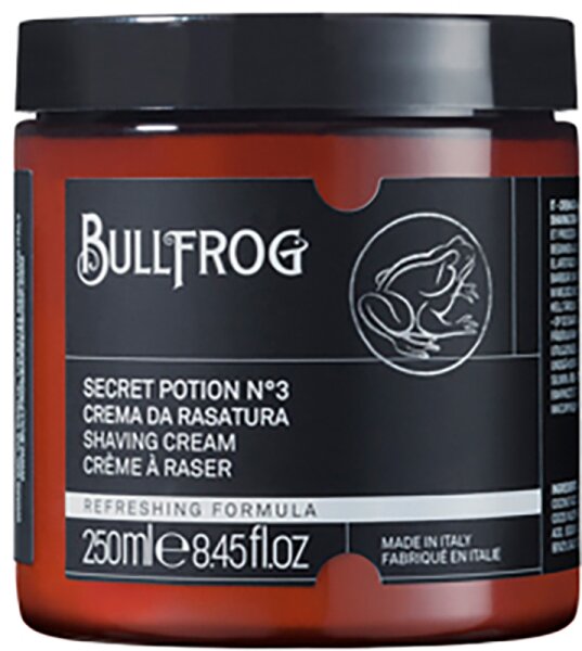 BULLFROG Secret Potion N.3 Shaving Cream - Refreshing Rasiercreme