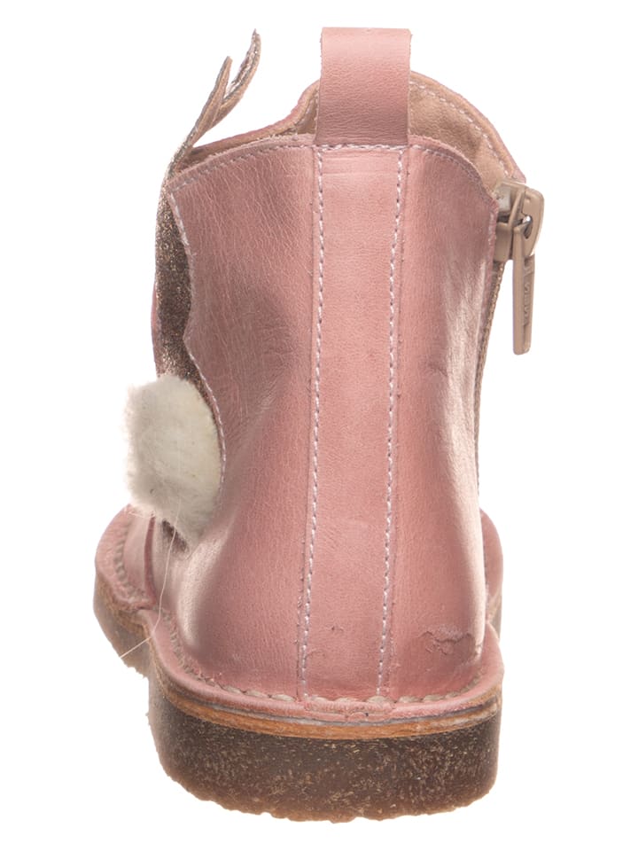 kmins Leder-Boots in Rosa günstig kaufen