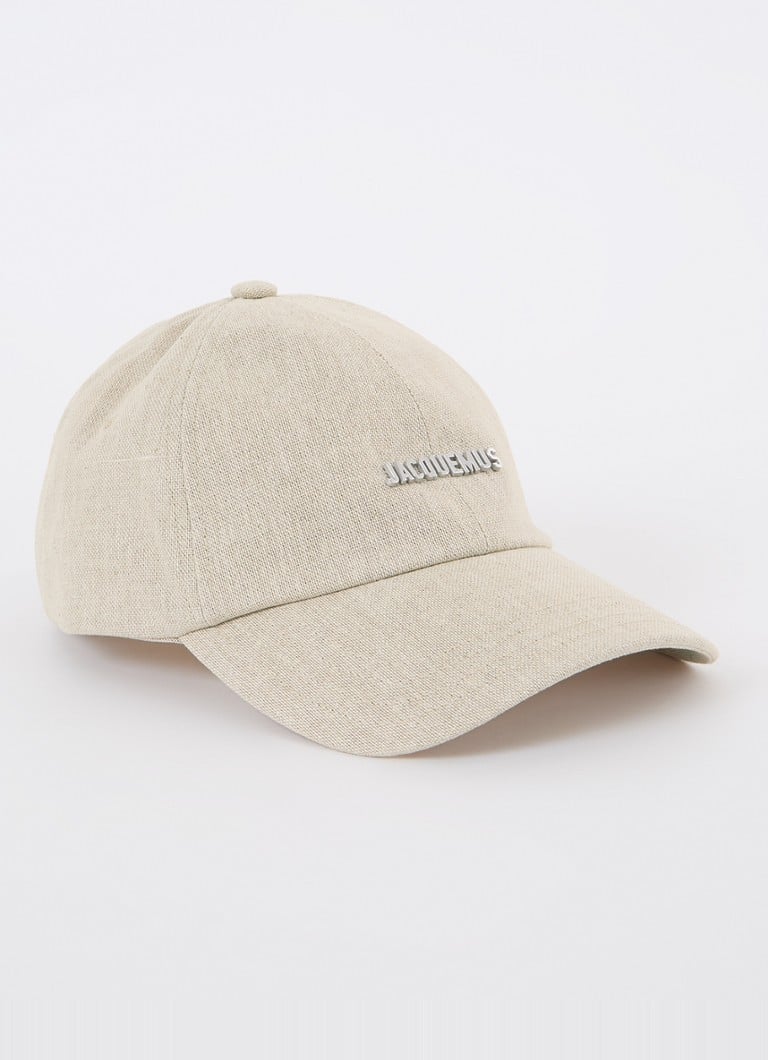 Jacquemus  La Casquette Gadjo pet in linnenblend met logo