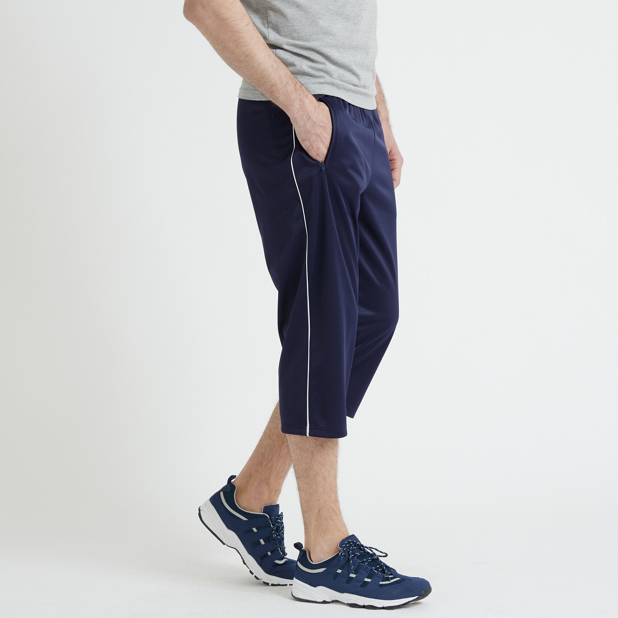 Pantacourt sport microfibre intérieur gratté