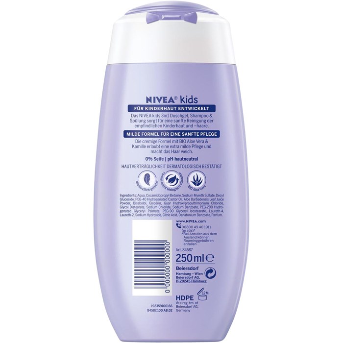 3in1 Duschgel & Shampoo & Spülung