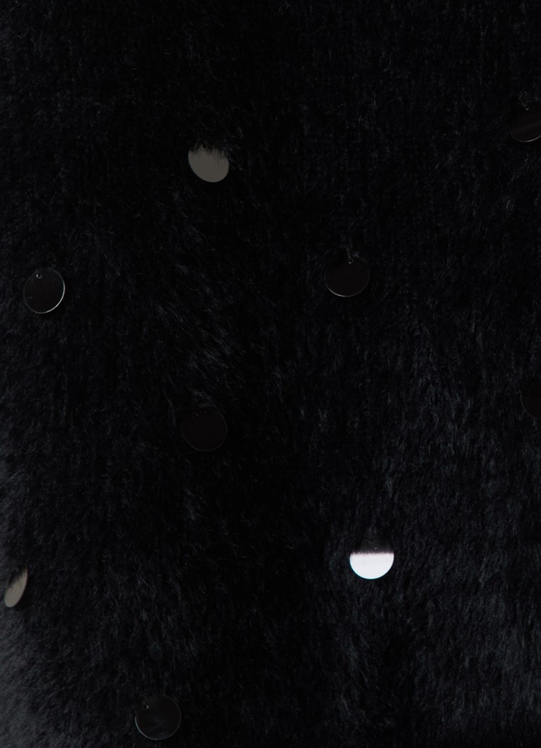 Expresso Chunky knit cardigan with sequins
