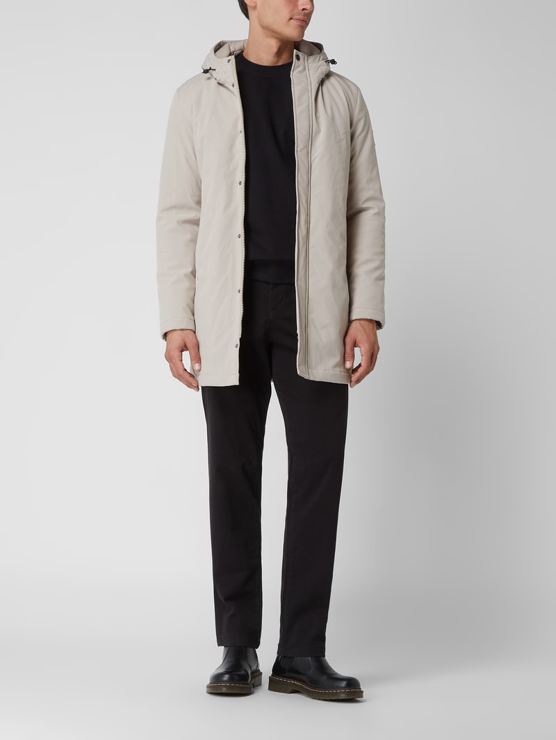 Parka mit Wattierung Modell 'Deston' in taupe