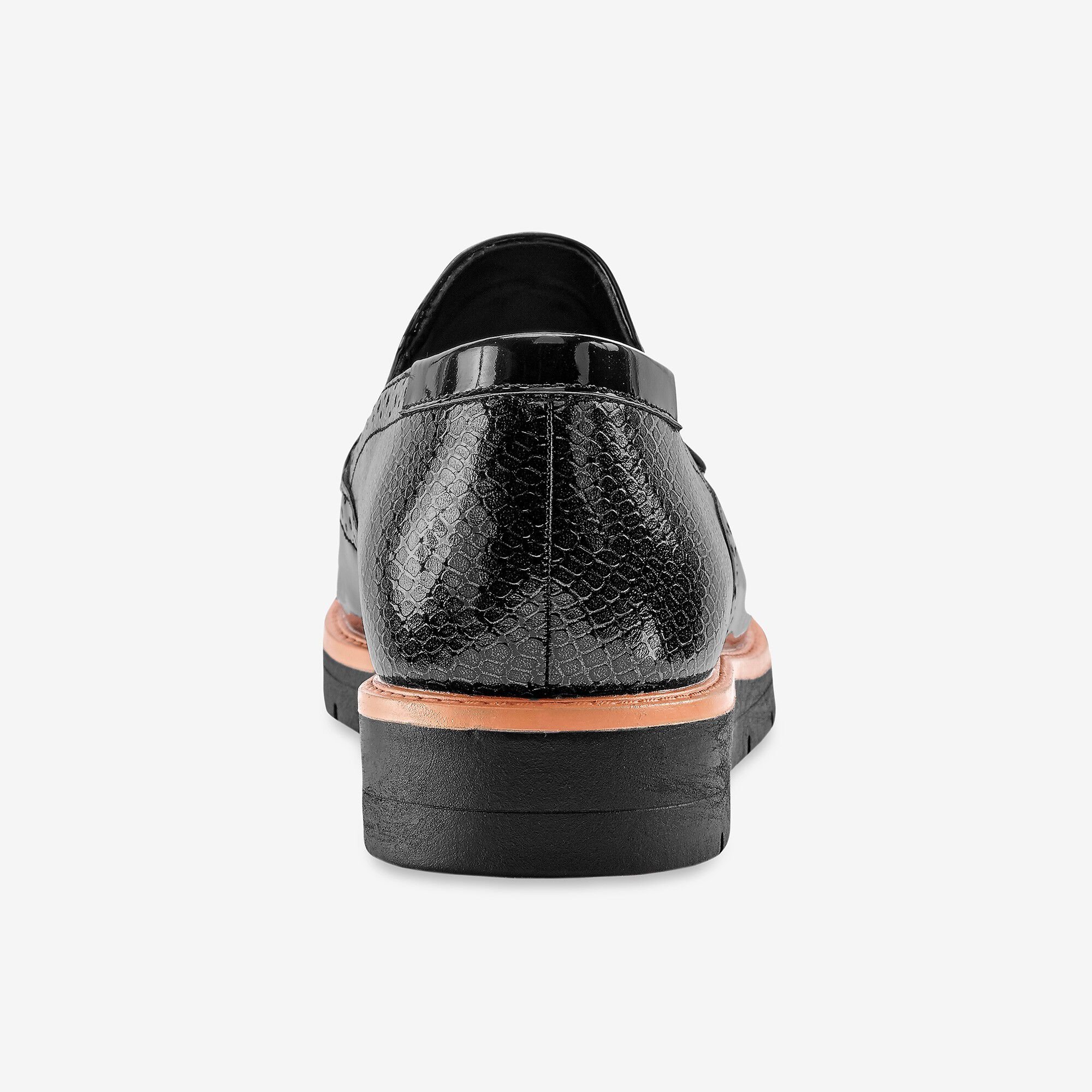 Mocassins compensés à franges et pompons