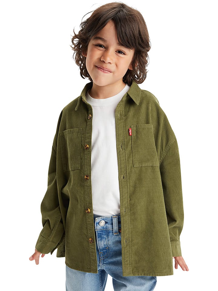 Levi's Kids Hemd in Khaki günstig kaufen