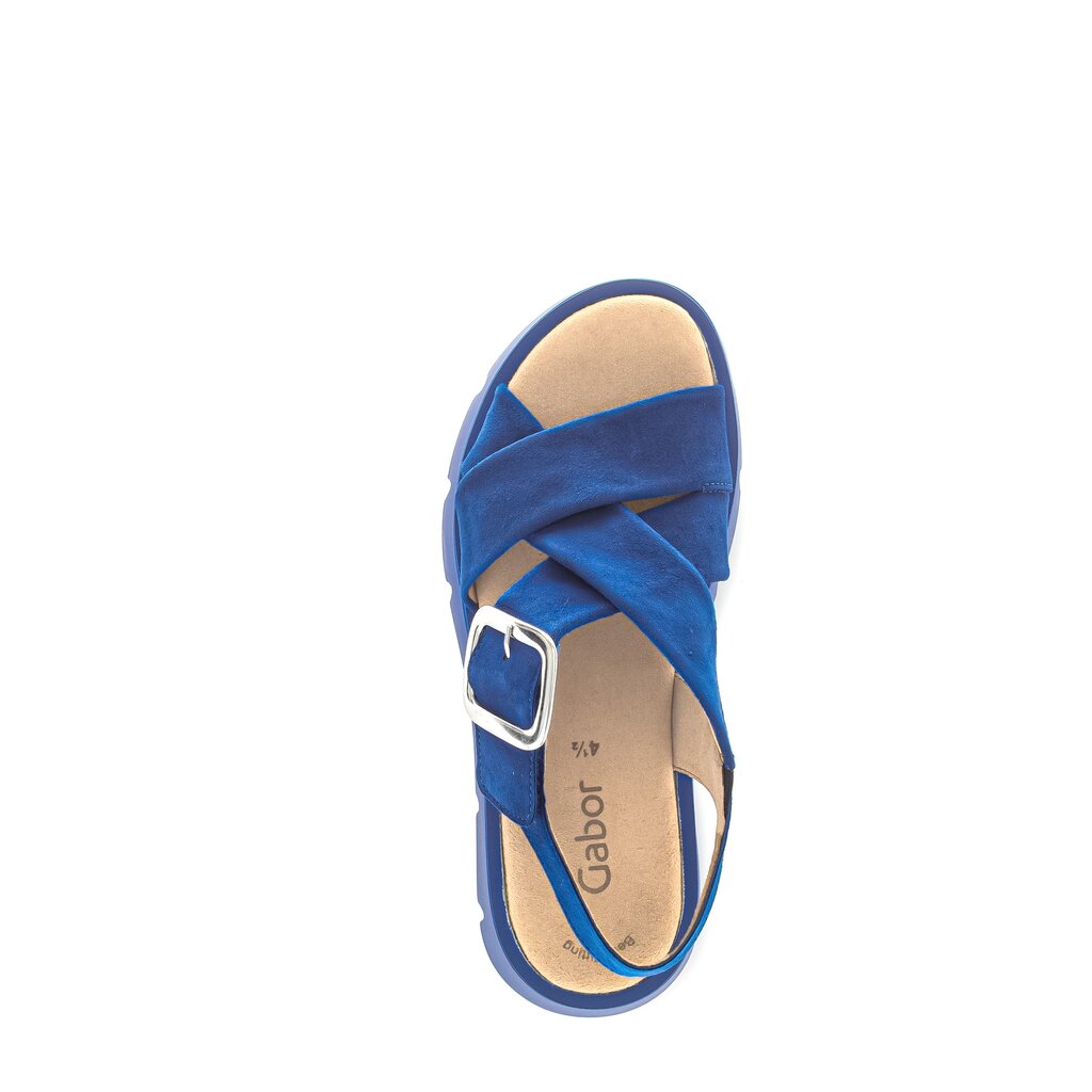 Gabor fashion Plateau Sandale blau