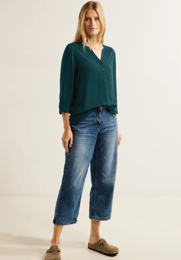 CECIL Viskose Bluse in Unifarbe