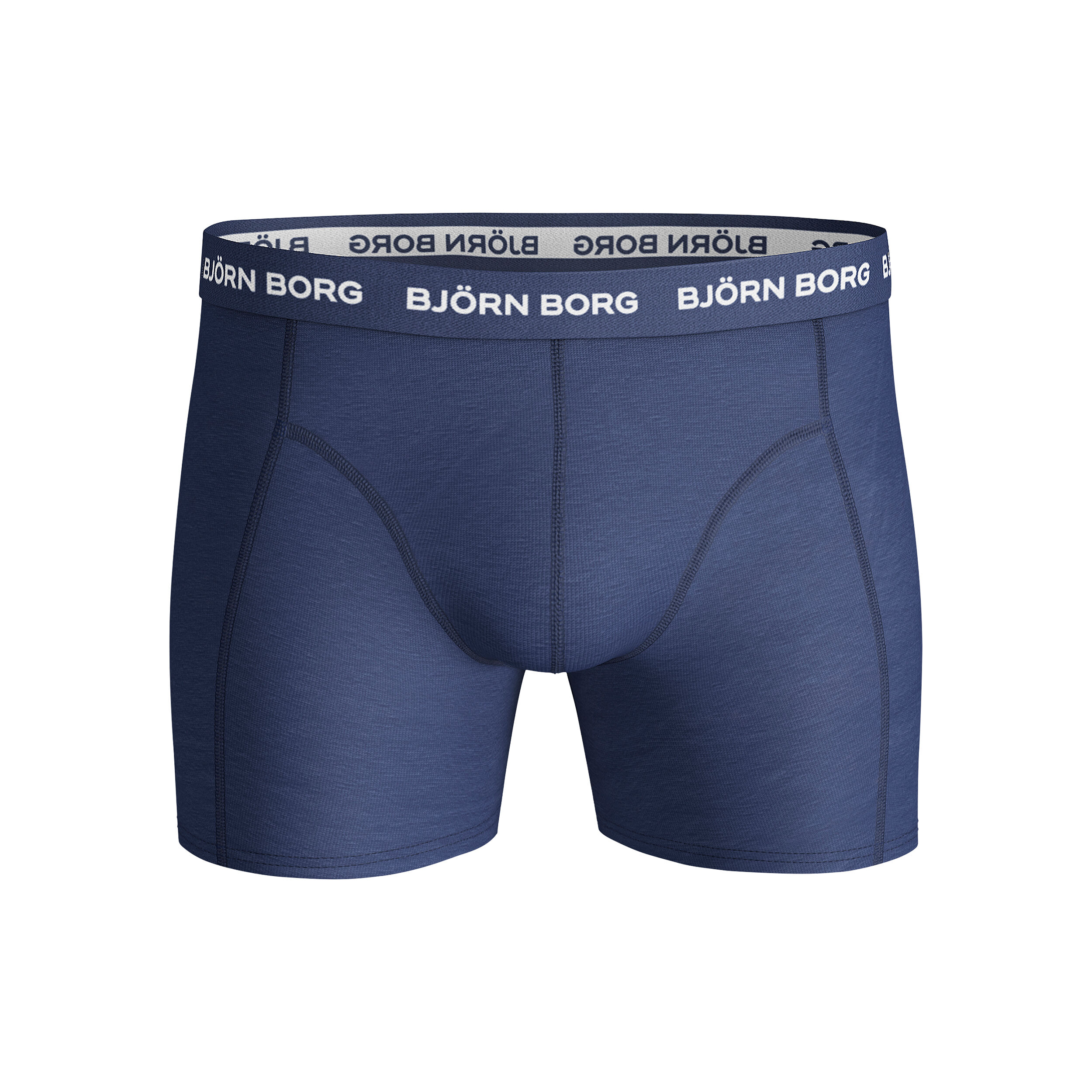 Noos Solids Boxer Short 3er Pack Herren - Blau, Dunkelblau
