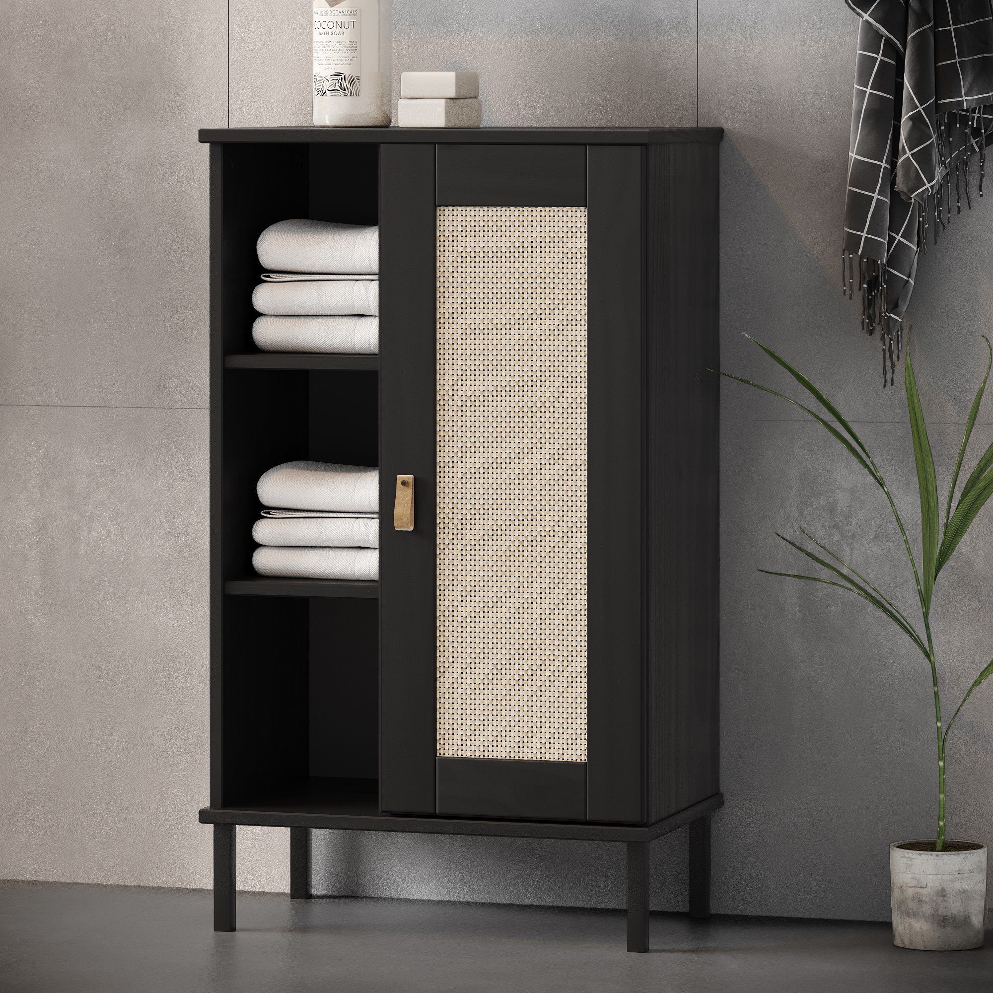 Woodroom Regal Valencia, Kiefer massiv lackiert, BxHxT 52x90x32 cm