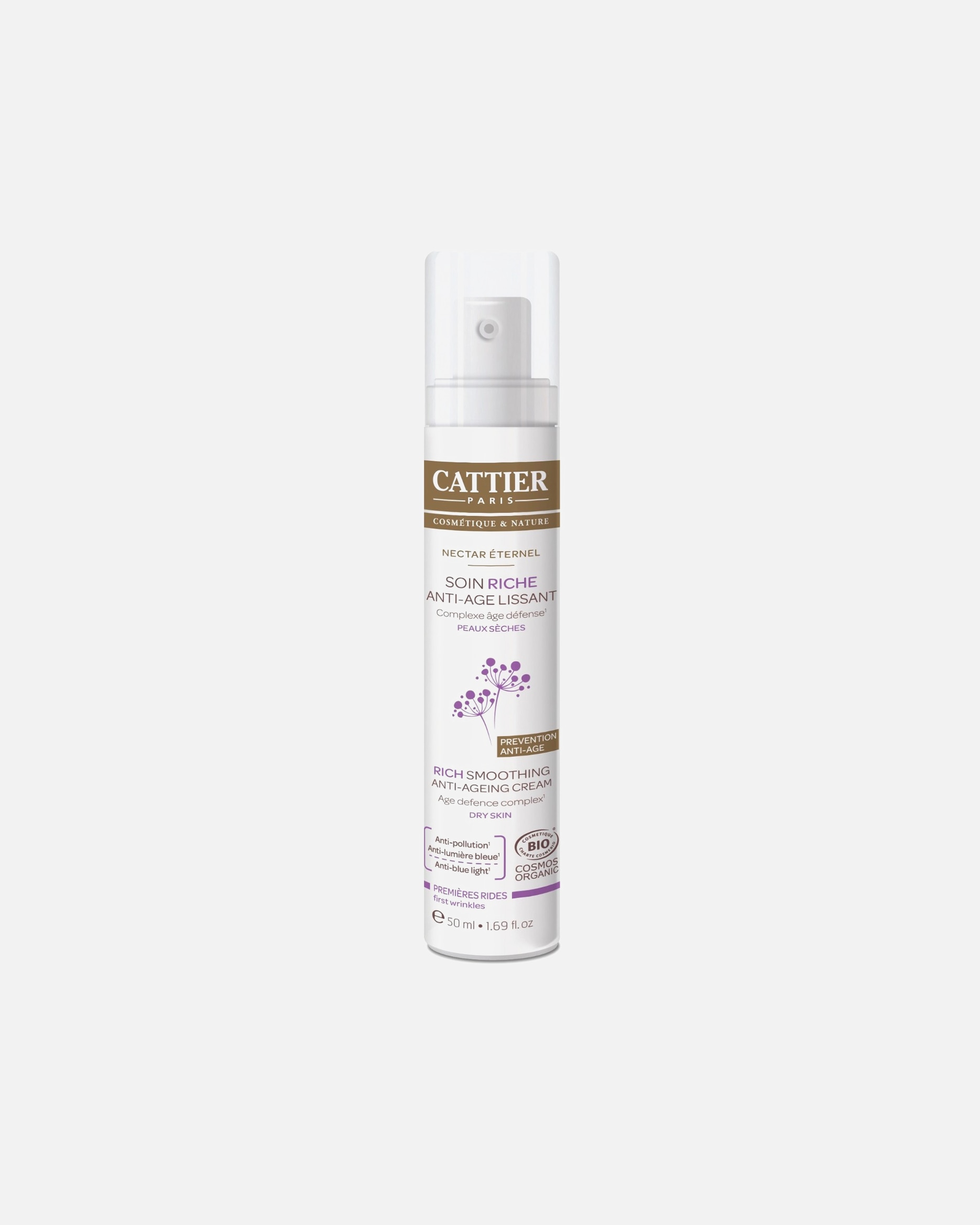 Cattier Trattamento Anti-Età Levigante Ricco - Nettare Estivo - 50 ml