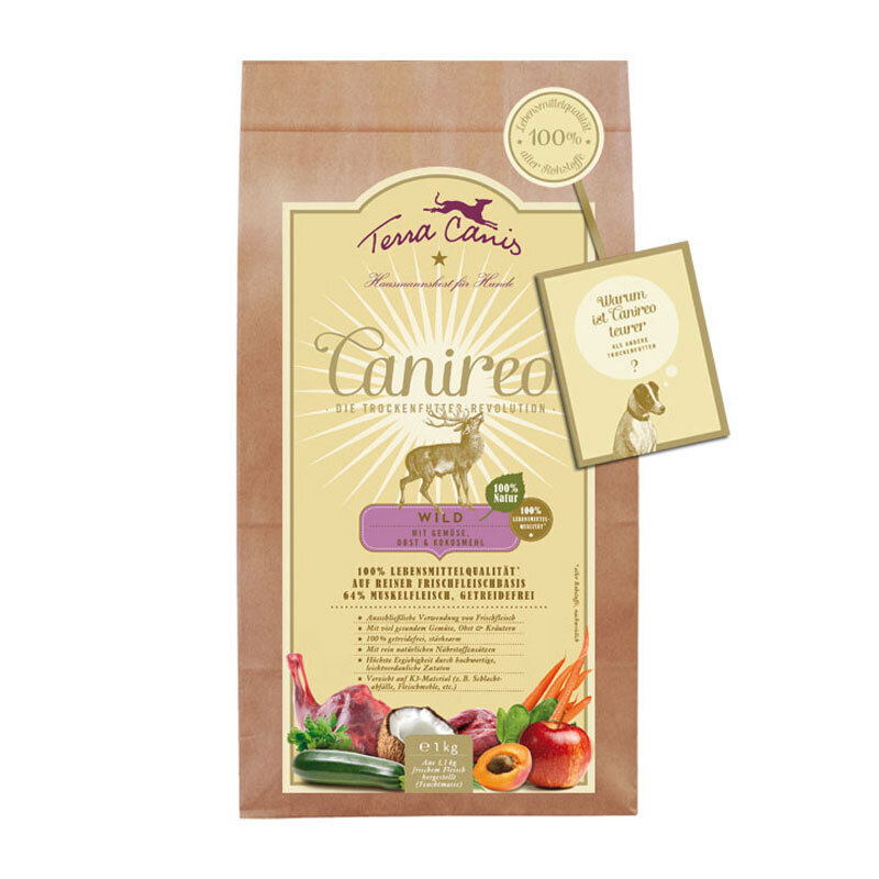 Terra Canis Hundetrockenfutter Terra Canis Canireo Adult Wild 1 kg