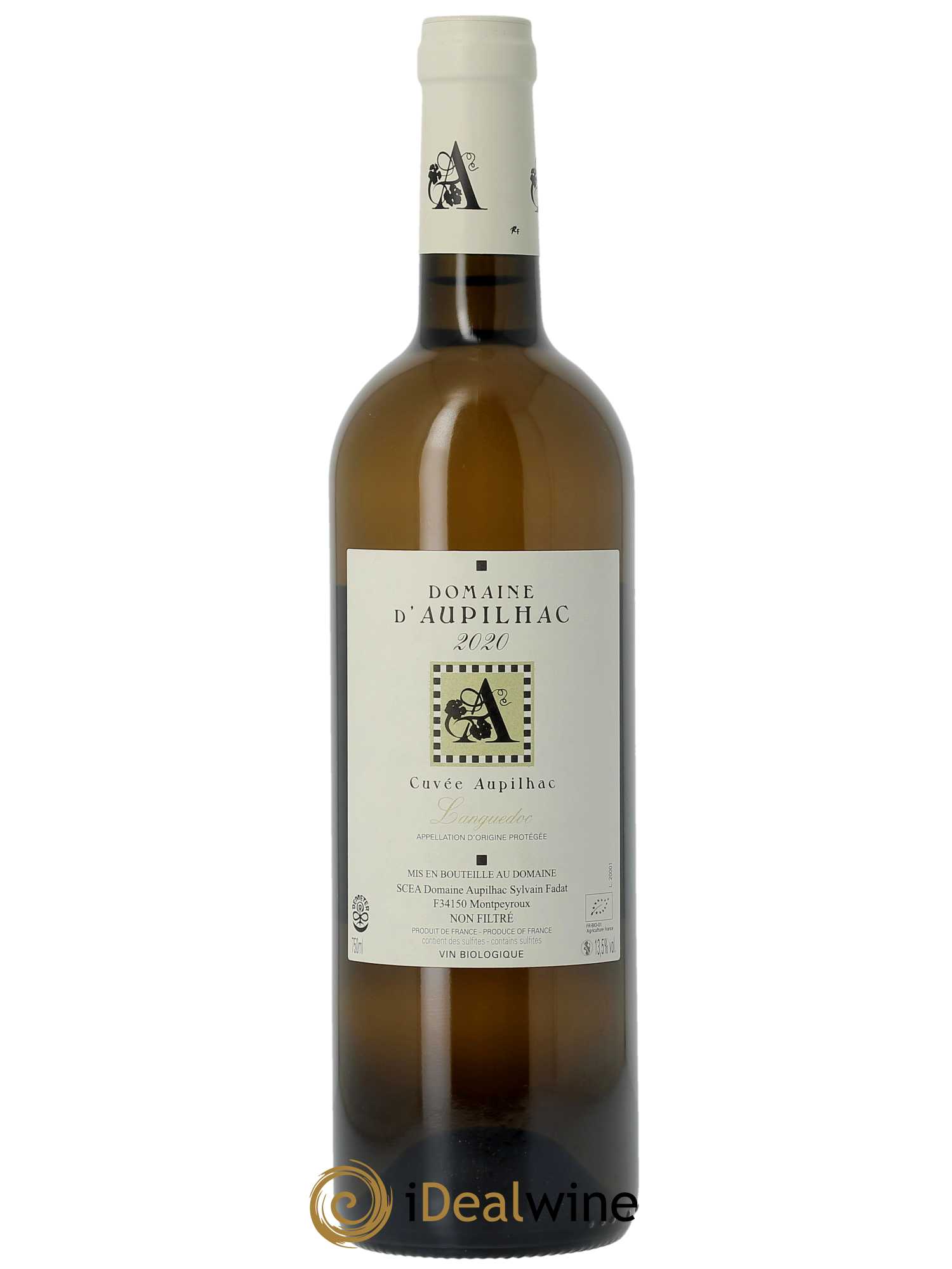 Vin de France Aupilhac (Domaine d') Sylvain Fadat  2022 - Lot de 1 Bouteille
