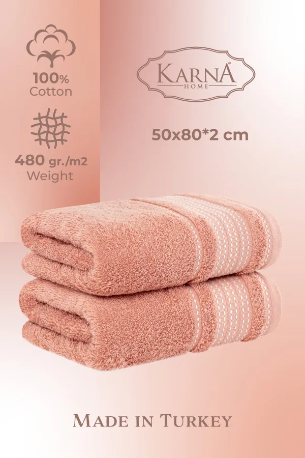 KARNA  LADİN 50X90 HAND-GESICHTSHANDTUCH, 2ER-SET