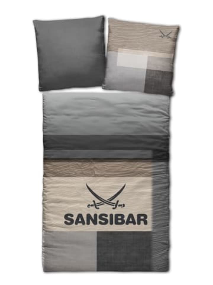 Sansibar Bettwäsche Sunrise in Taupe günstig kaufen