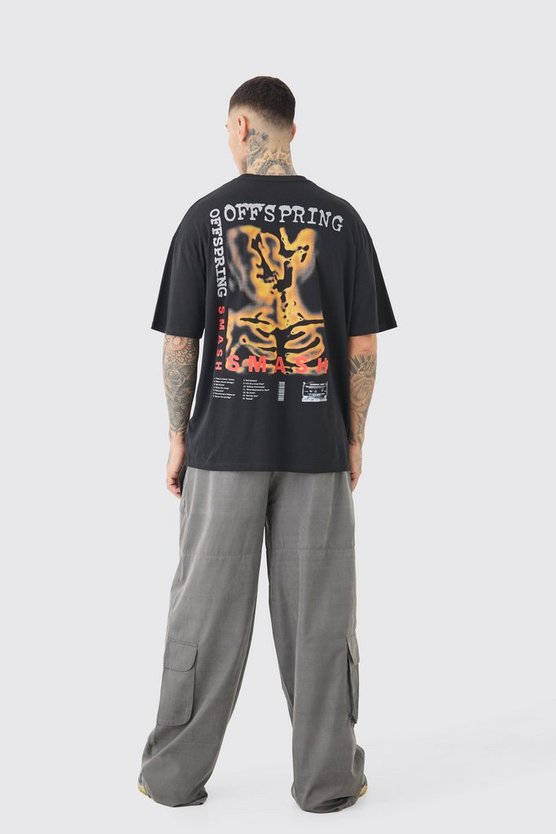 Tall Oversize Cargohose mit elastischem Bund