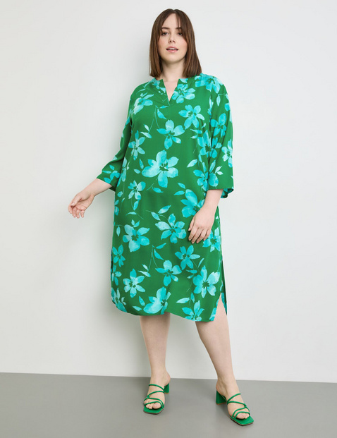 Tunikakleid mit Flower-Print