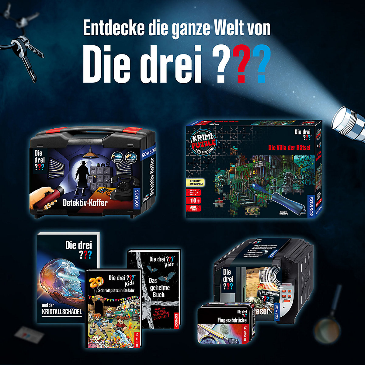 Die drei : Fingerabdrücke (Experimentierkasten)