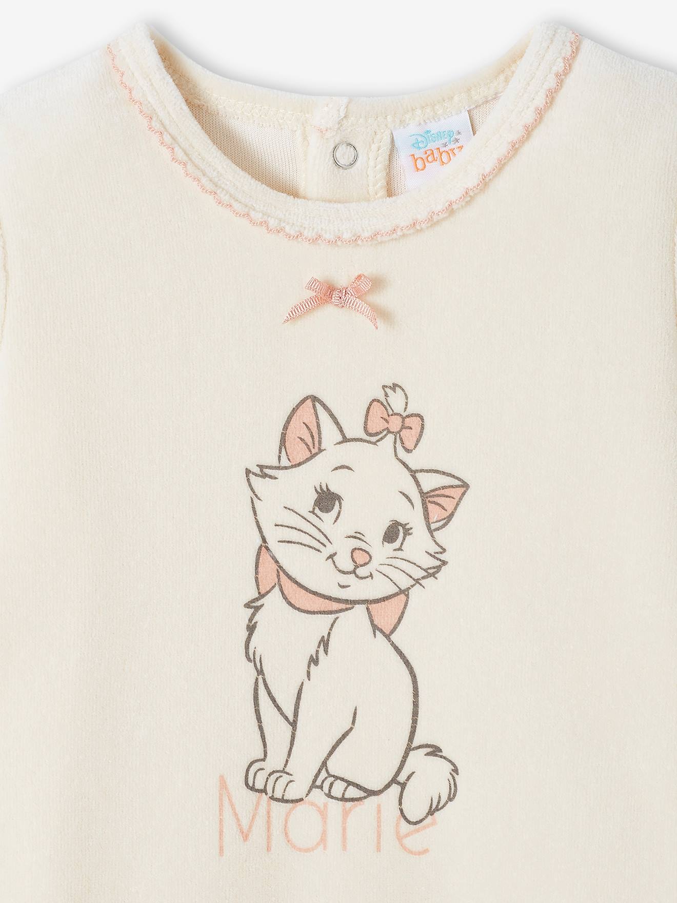 Disney Baby Samt-Strampler Disney ARISTOCATS MARIE - vanille