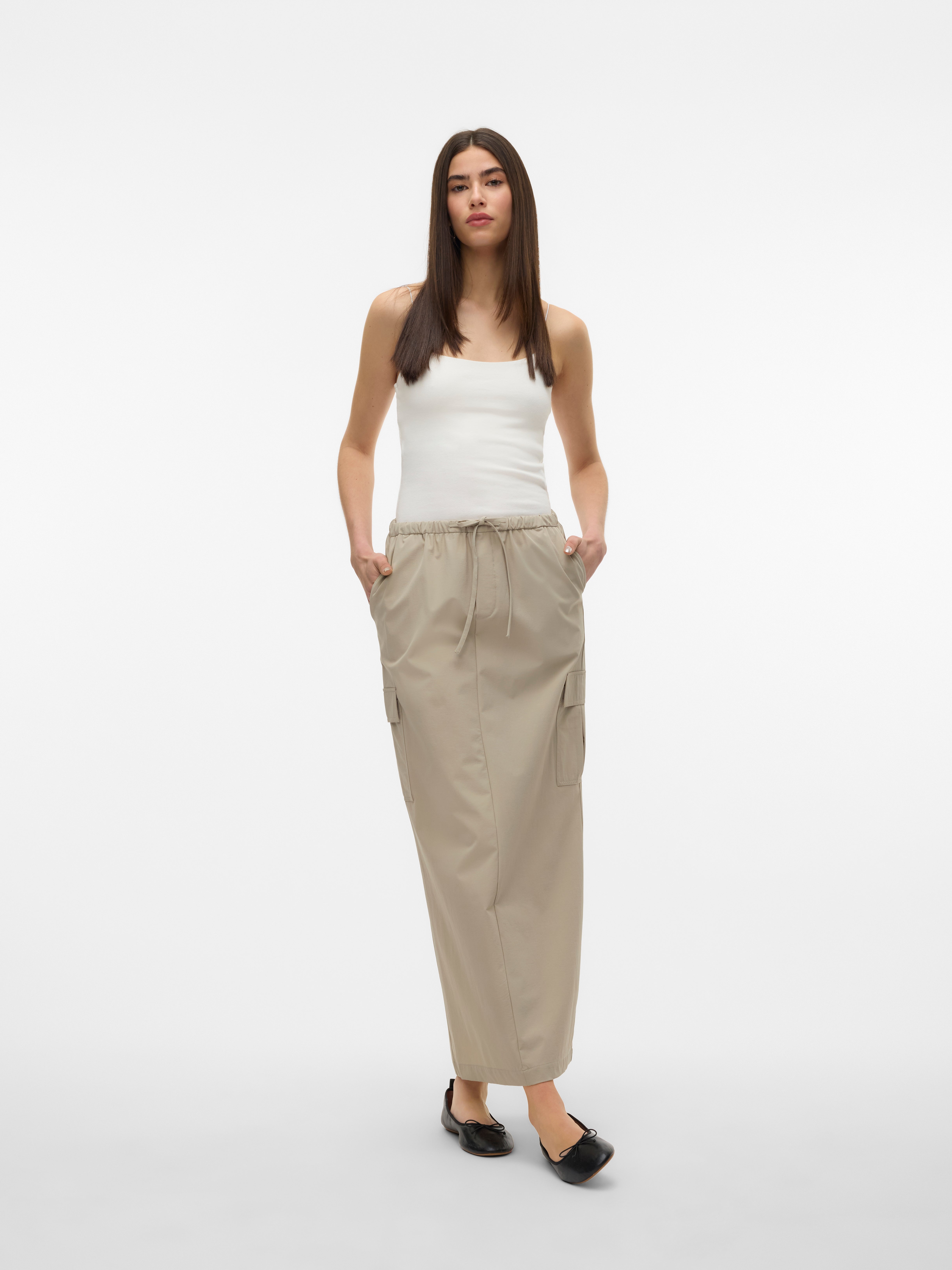 VMKIMBERLY Mittlere Taille Langer Rock