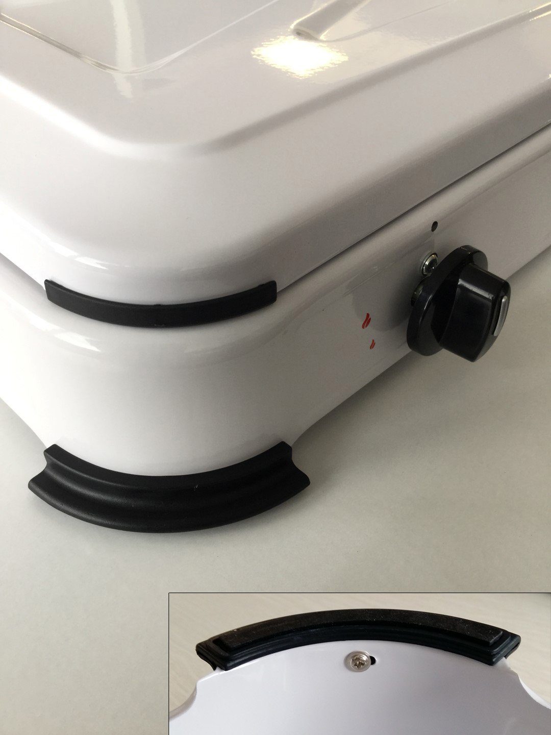 BlueCraft Gaskocher, 2-flammig - inkl. Manometerregler 50mbar und Gasschlauch 100 cm