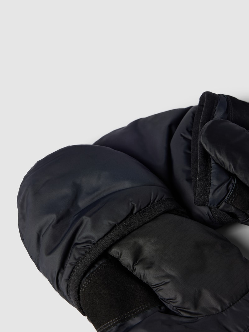 Handschuhe mit umschlagbarem Oberteil Modell 'NUPTSE CONVERTIBLE' in schwarz