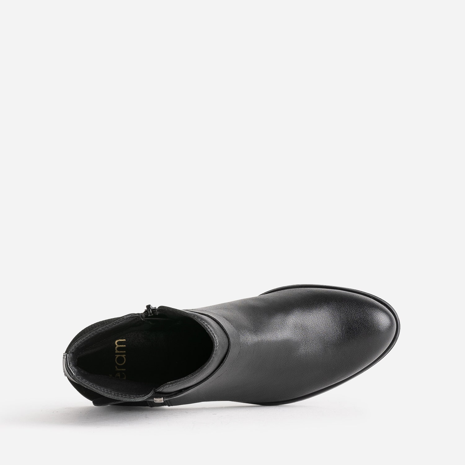 Boots noir bi matière