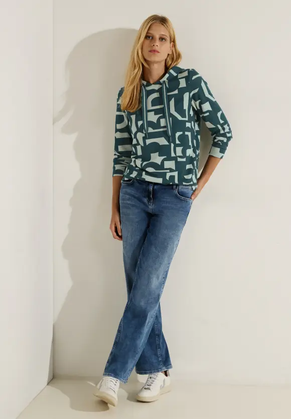 CECIL Kapuzenshirt mit Print