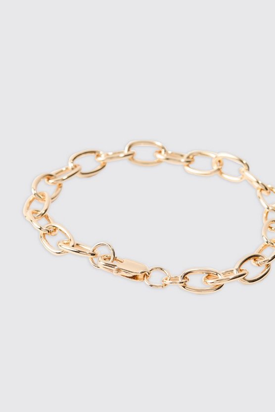 Klobiges Metall-Armband in Gold