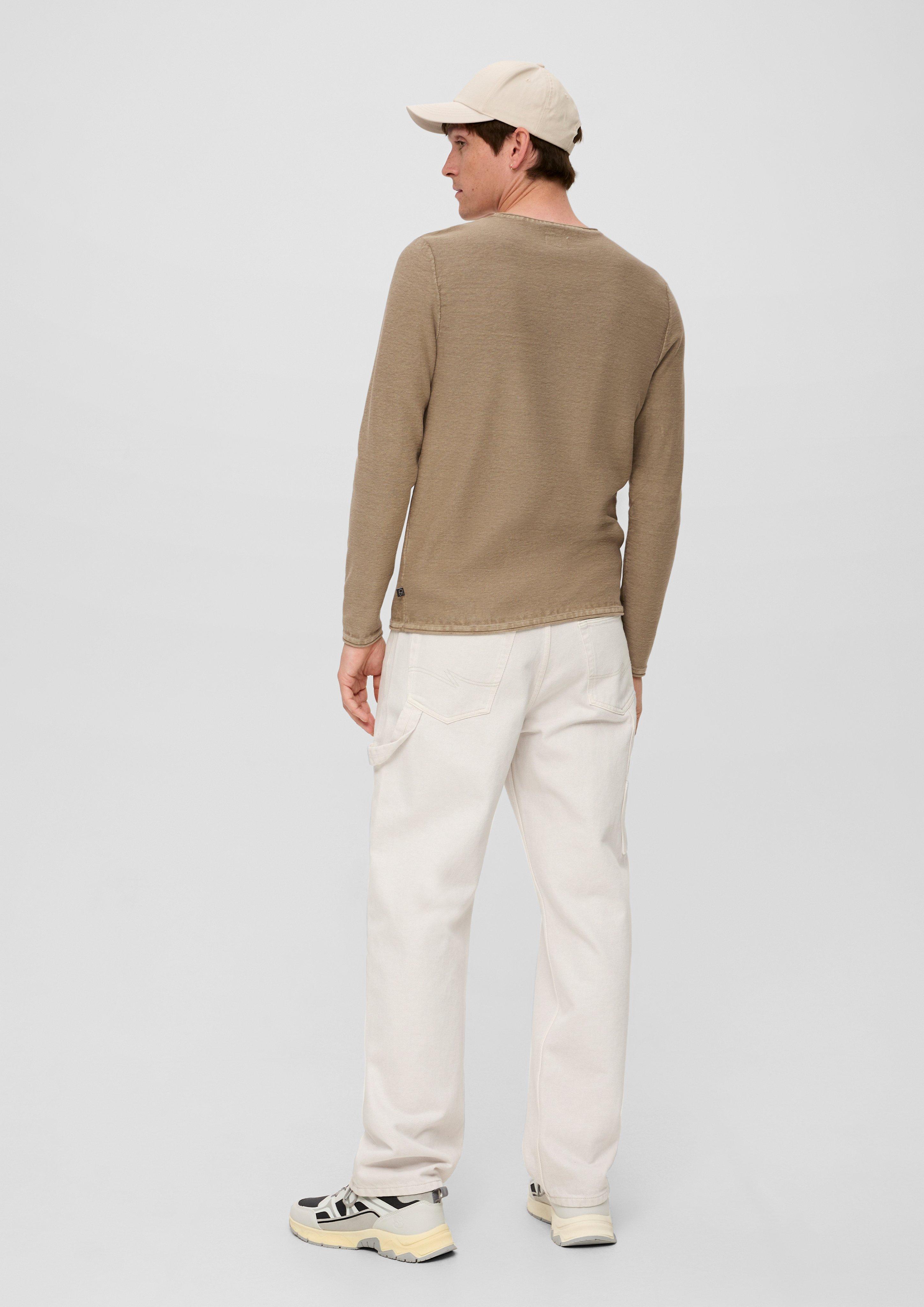 Pullover mit Garment Dye  2135456-8235