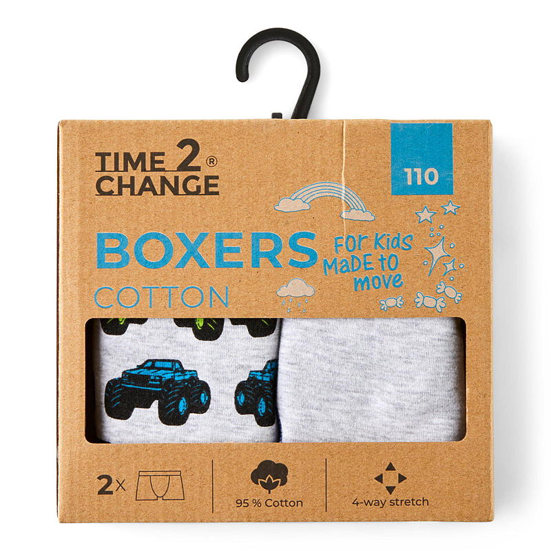 Time 2 Change Boxershorts 2-pk str 110