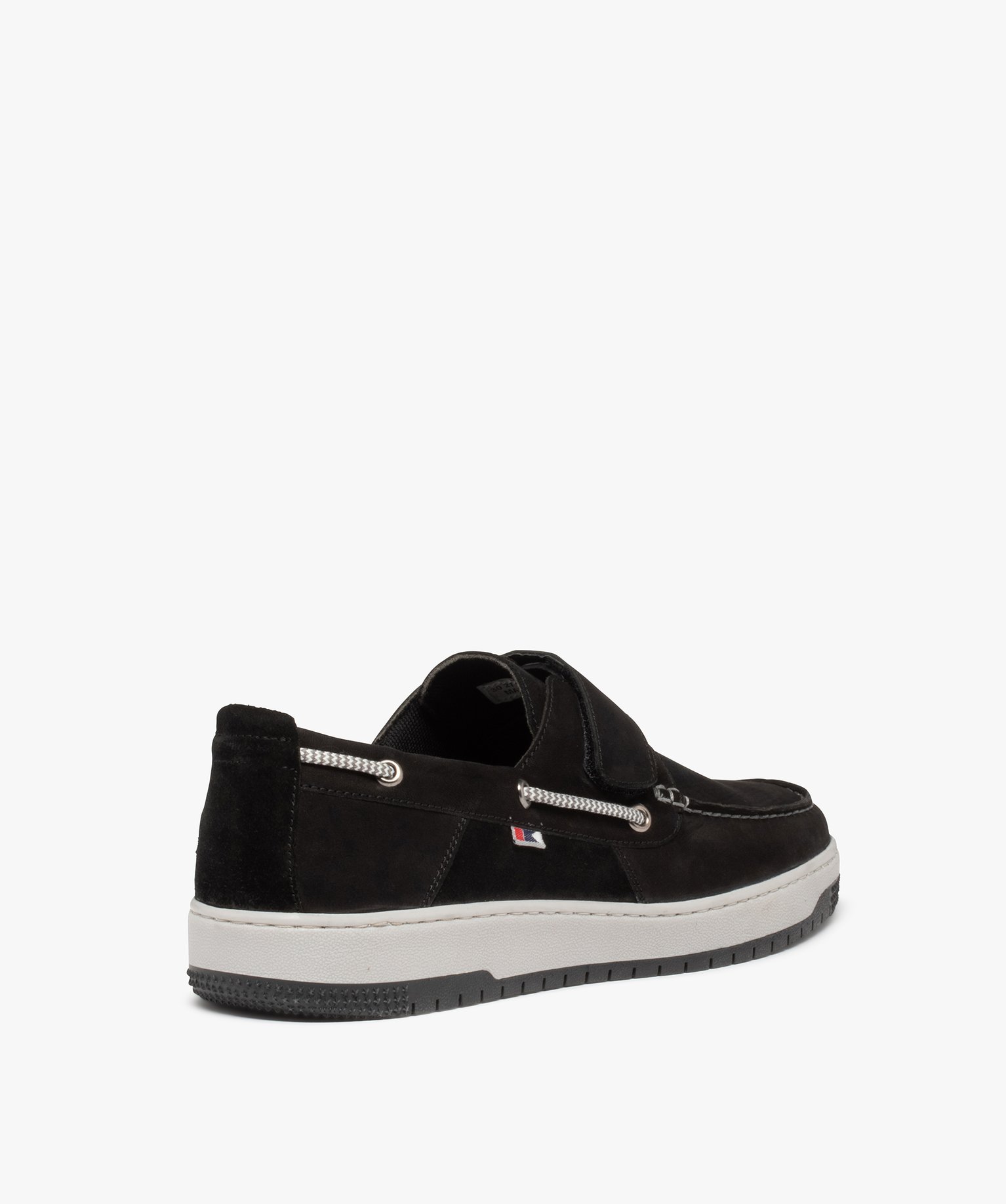 Chaussures bateau homme dessus cuir retourné uni camel | GEMO