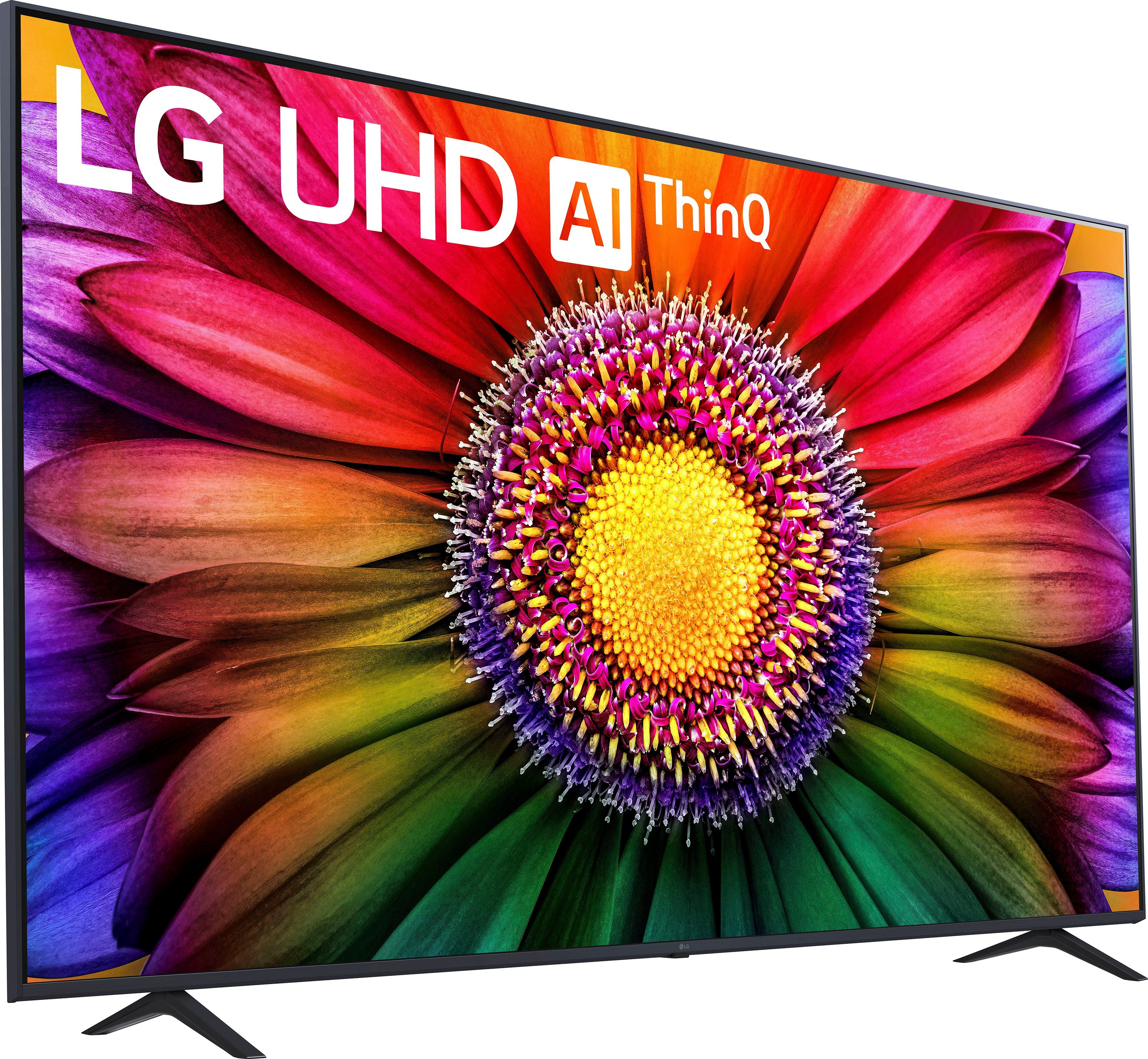LG 70UR80006LJ LCD-LED Fernseher (177 cm/70 Zoll, 4K Ultra HD, Smart-TV, UHD,α5 Gen6 4K AI-Prozessor,HDR10,AI Sound Pro,Filmmaker Mode)