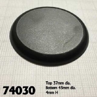 45mm Round Plastic Display Base (10 Stück)
