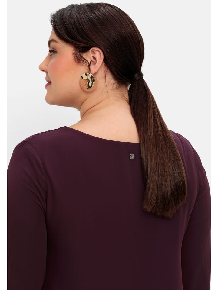 sheego Kleid in burgund günstig kaufen
