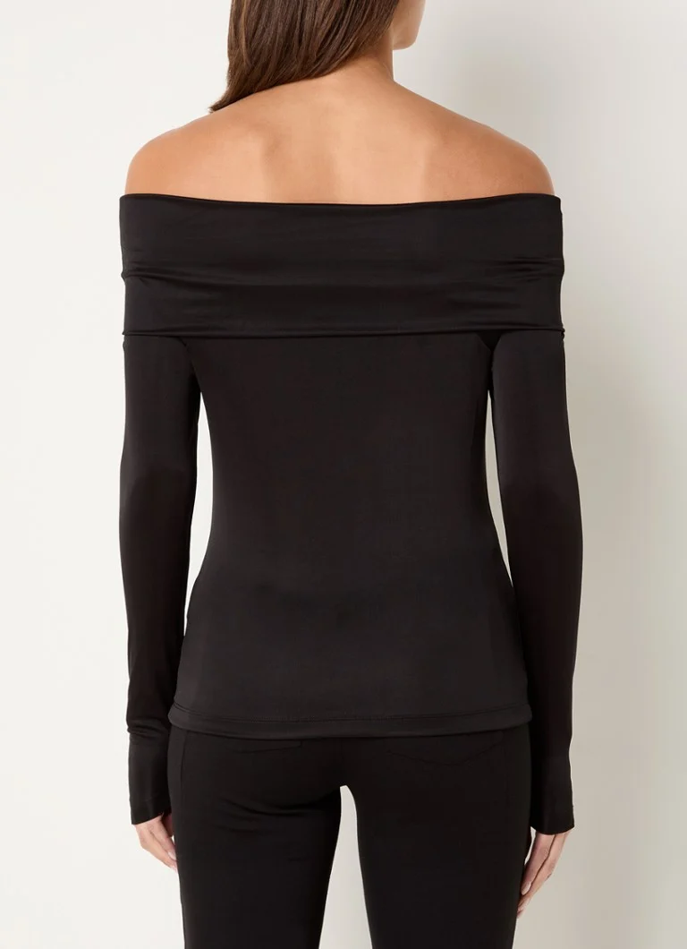 DRYKORN  Araya off-shoulder top met stretch