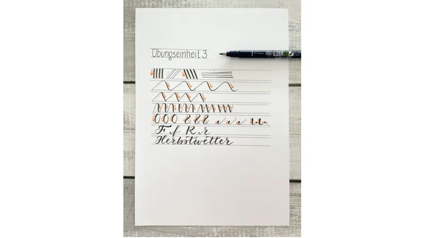 Mein Lettering-Training - In 10 Einheiten zum Erfolg