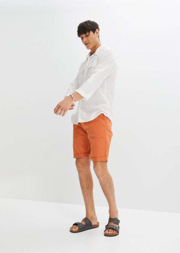 Stretch-Bermuda, Regular Fit