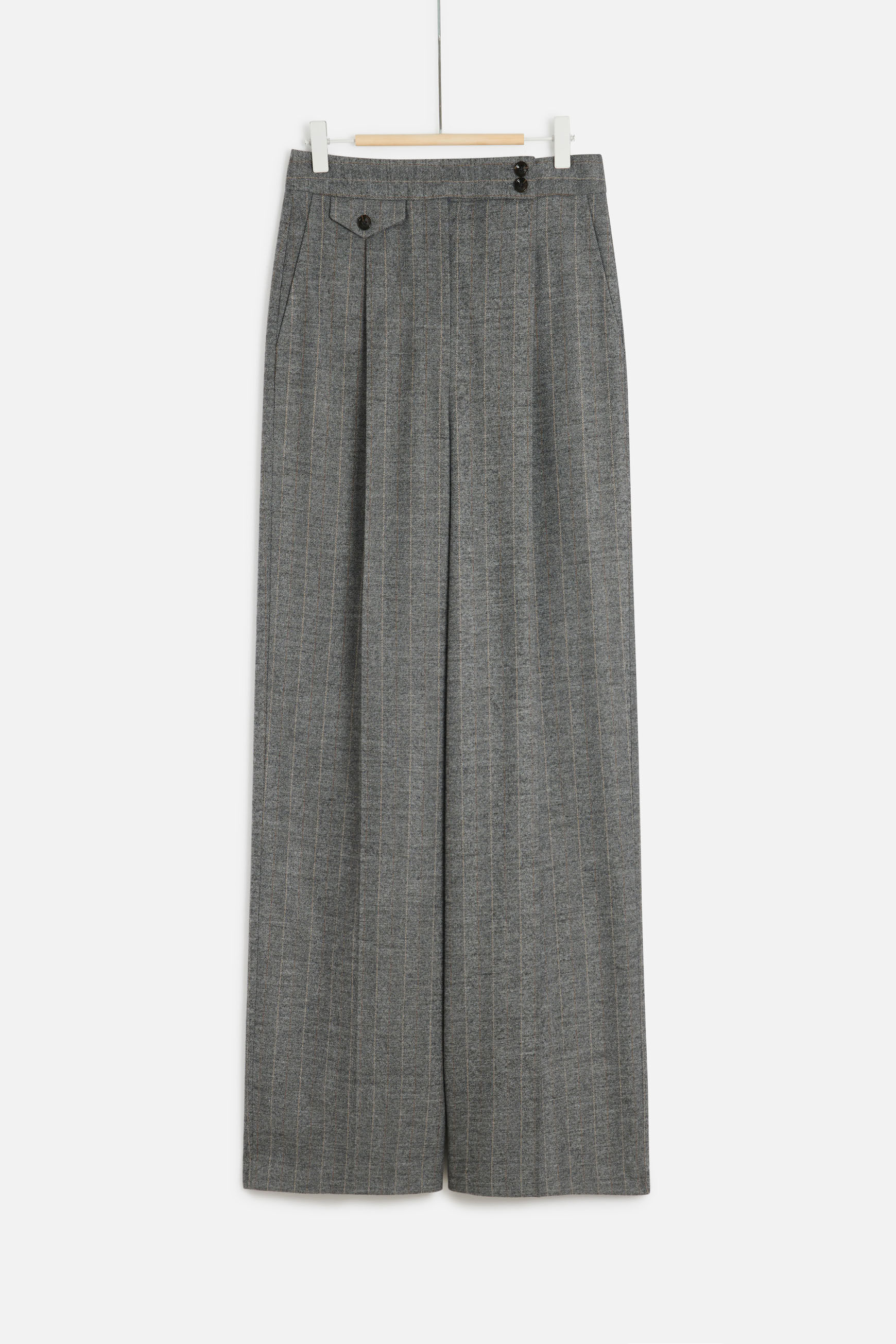 pantalon olivier gris femme