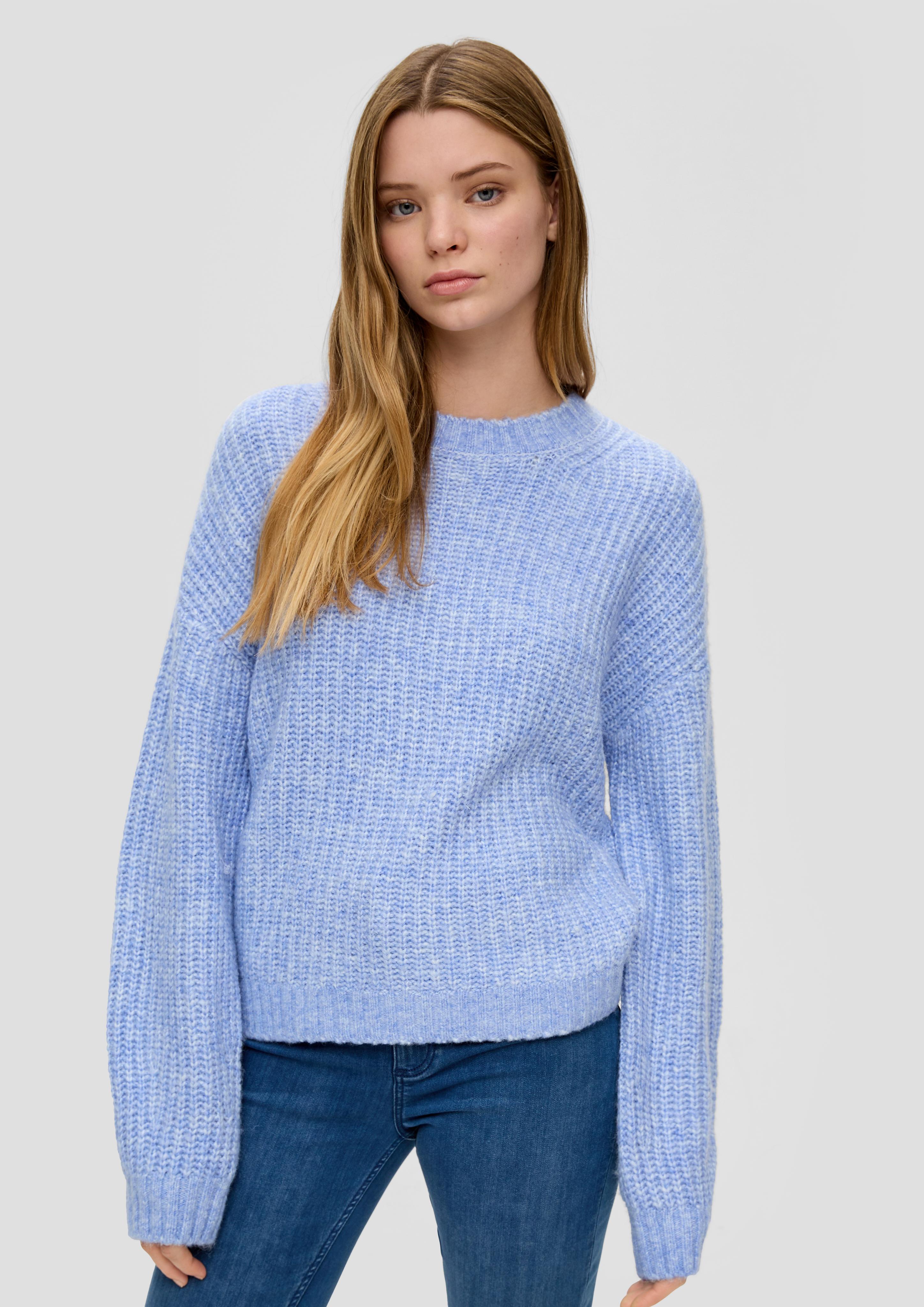 Strickpullover mit überschnittenen Schultern  2151098-48W0