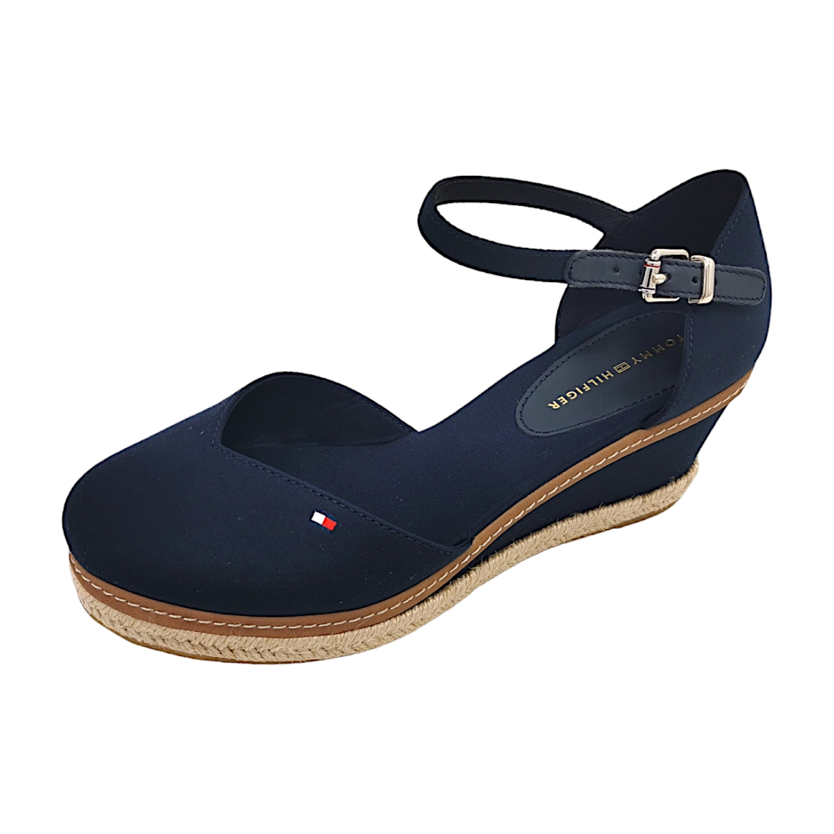 Tommy Hilfiger BASIC CLOSED TOE MID WEDG FW0FW04787-DW6 Blau DW6 Space Blue