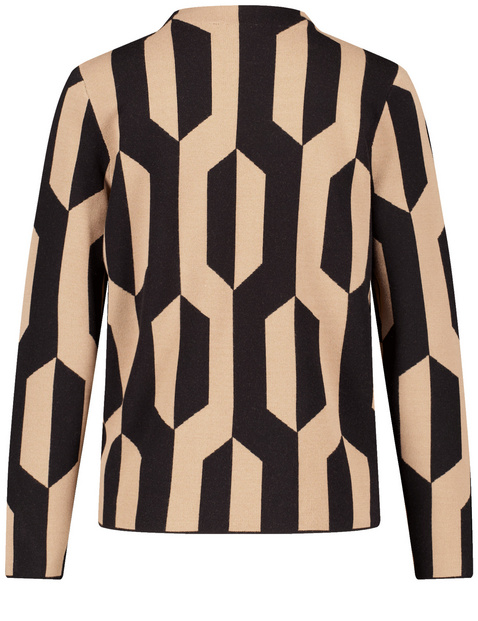 Softer Pullover in Jacquard-Strick