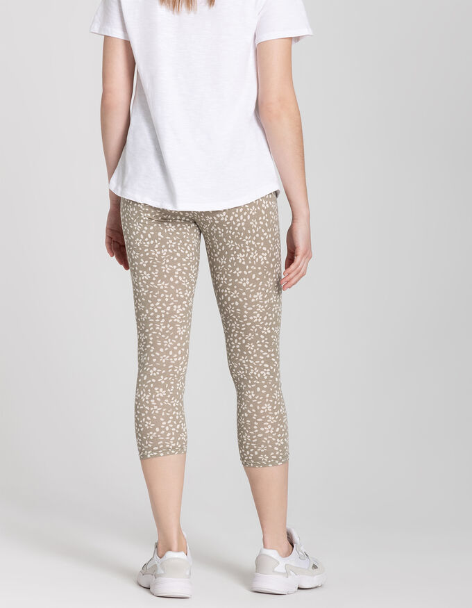 Capri Leggings - Elastischer Bund