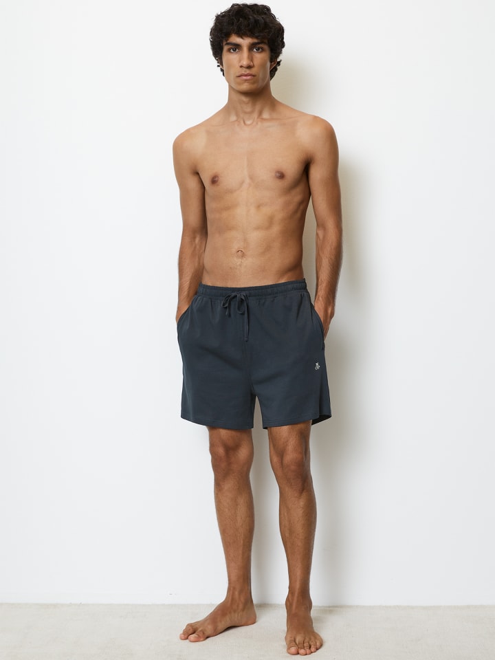 Marc O'Polo Shorts Mix & Match Cotton in Blau günstig kaufen