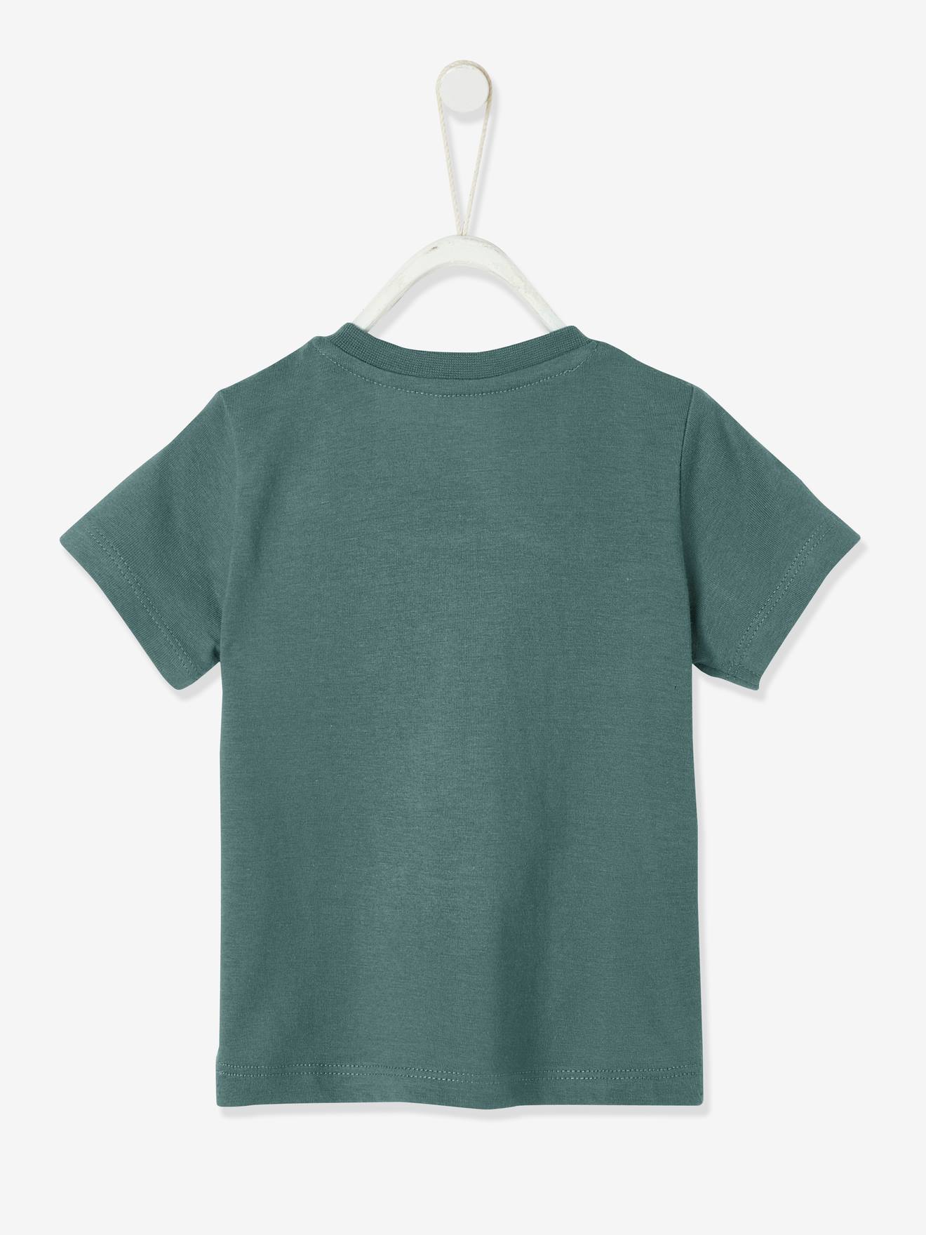 T-shirt colorblock bébé manches courtes caramel