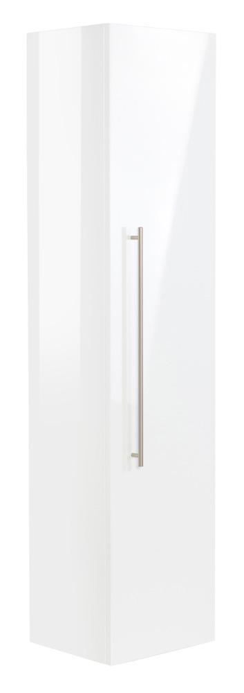 Posseik Hochschrank „Homeline“ 150 weiß hochglanz